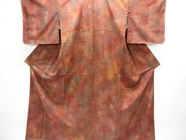 JAPANESE KIMONO / UNUSED TSUMUGI / BOKASHI